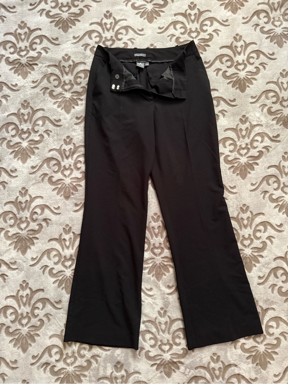 Worthington Black Wide-Leg Dress Pants